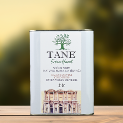 Tane Erken Hasat Soğuk Sıkım Zeytinyağı 2 Litre - Teneke